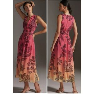 VERB by Pallavi Singhee Anthropologie NEW! Ombré Maxi Dress Size XS